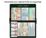 WhiteCoat Clipboard® - Green OB Ultrasonography Edition